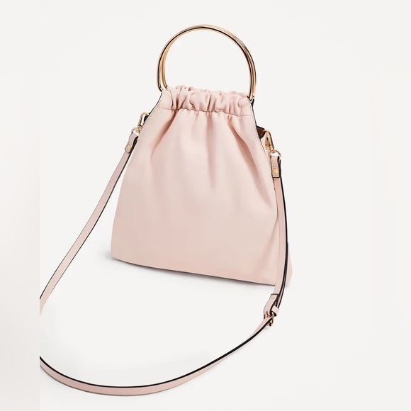 Zara | Ring handle pink shoulder bag - Picture 3 of 12